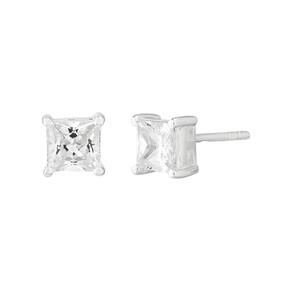 Brincos Silpada Shine Bright Stud com zircônia cúbica