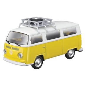 Carrinho Maisto Weekenders Van Samba Type 2 com Rack de Pneu