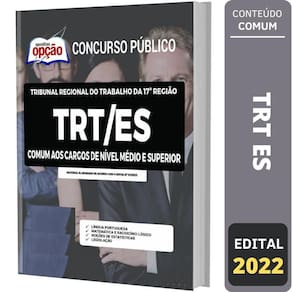 Apostila Concurso Trt Es - Comum Nível Médio E Superior