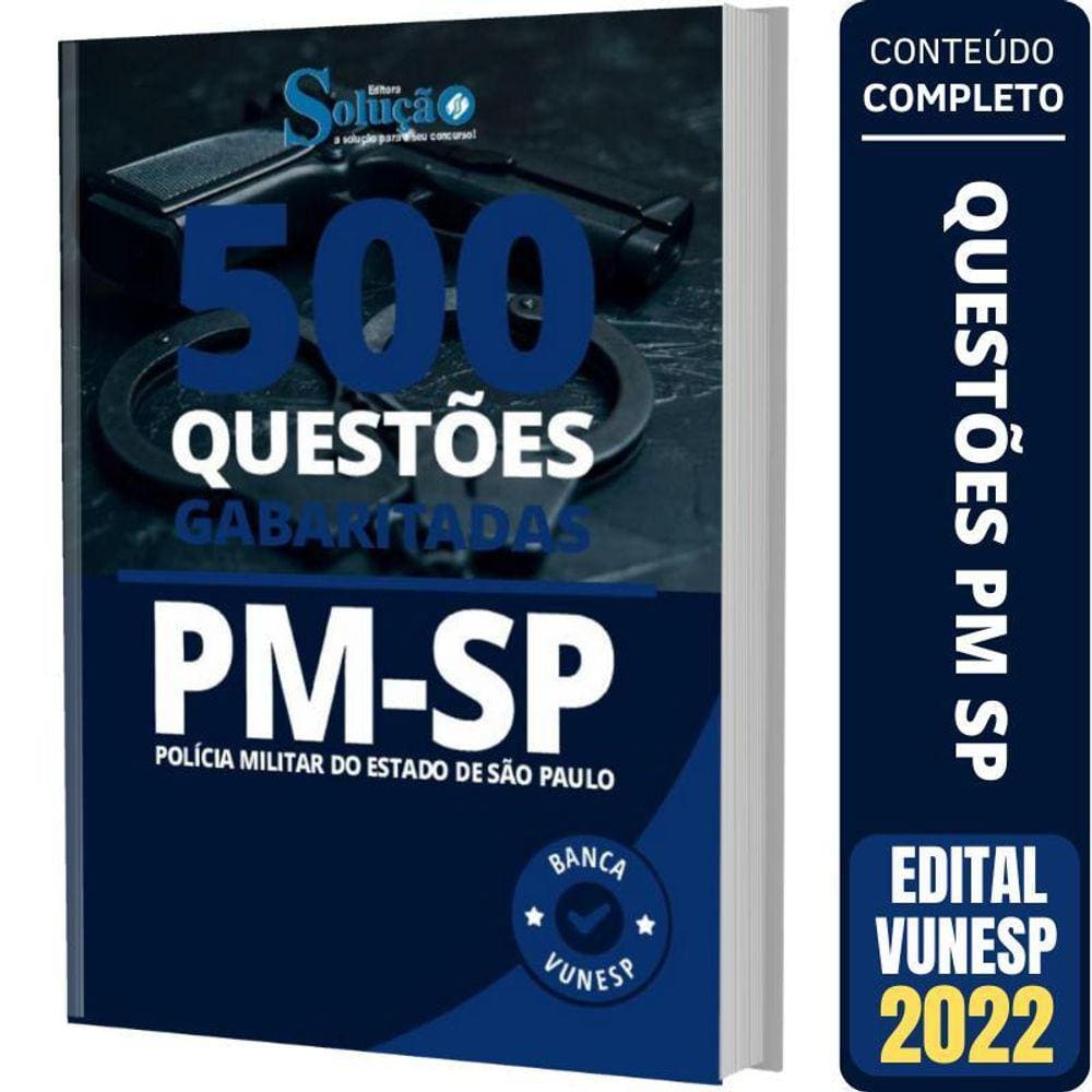 Caderno De Questões Pm Sp - Soldado