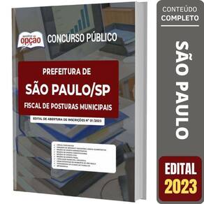 Apostila Concurso São Paulo - Fiscal De Posturas Municipais