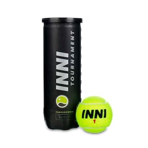 Bola de Tênis INNI Tournamente - Tubo com 3 Bolas