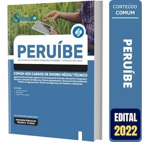 Apostila Peruíbe Sp - Cargos De Ensino Médio E Técnico