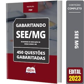 Apostila Caderno De Testes See Mg - Questões Gabaritadas