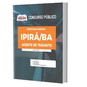 Apostila Concurso Ipirá Ba 2023 - Agente De Trânsito