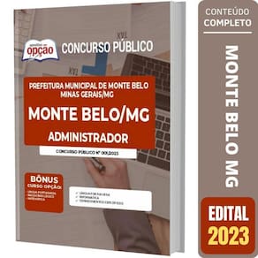 Apostila Concurso Monte Belo Mg - Administrador