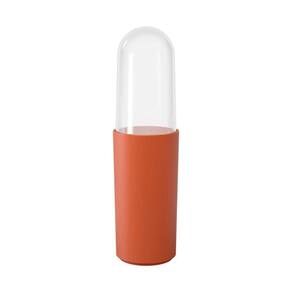 Porta Escova Coza Com Tampa Serene - Laranja