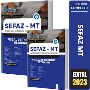 Apostila Sefaz Mt - Fiscal De Tributos Estaduais