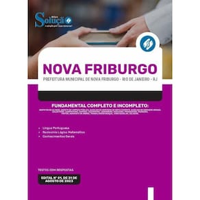 Apostila Nova Friburgo Rj 2023 - Fundamental Completo