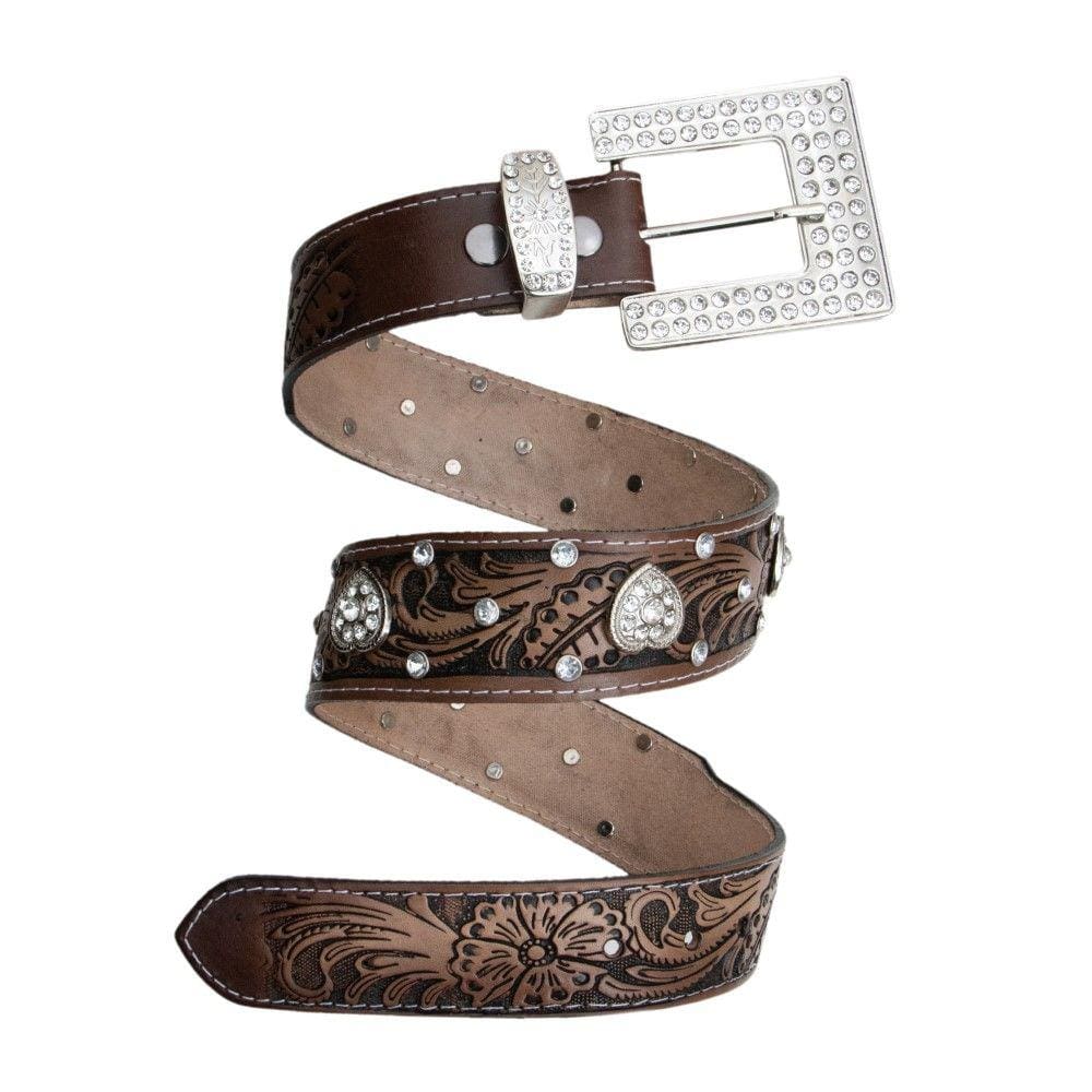 Cinto Fivela Quadrada Feminino Couro Estilo Country Blogueira Para Festa de Rodeio Peao