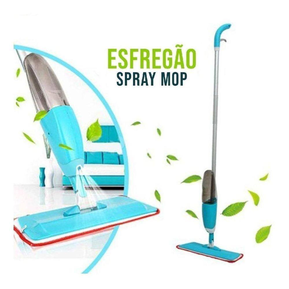 Rodo Mop Spray Com Reservatório Dispenser Limpeza Eficiente