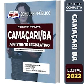 Apostila Concurso Camaçari Ba - Assistente Legislativo