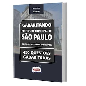 Caderno De Testes São Paulo Sp - Fiscal Posturas Municipais