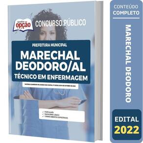 Apostila Marechal Deodoro Al - Técnico Em Enfermagem