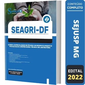 Apostila Concurso Seagri Df - Técnico De Laboratório - Comum