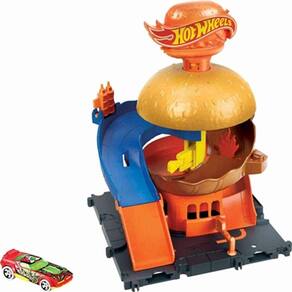 Hot Wheels City Drive Thru Do Hamburguer Mattel Hdr26
