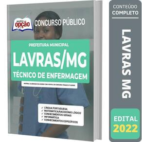 Apostila Concurso Lavras Mg - Técnico De Enfermagem