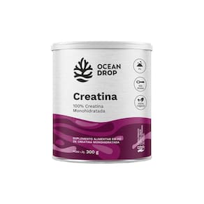 Creatina 100%Monohidrata Alto Grau Pureza Vegano Ocean Drop