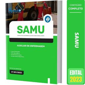 Apostila SAMU PR CISNORPI 2023 - Aux. Enfermagem