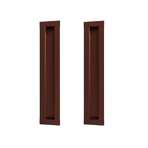 Kit 2 Puxador Concha Celleno Corten 50 Cm Marrom Il 255 500