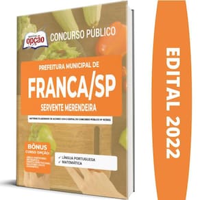 Apostila Prefeitura Franca Sp - Servente Merendeira
