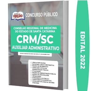 Apostila Concurso Crm Sc - Auxiliar Administrativo