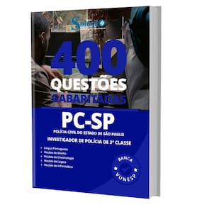 Caderno De Testes Pc Sp 2023 - Investigador Polícia 3 Classe