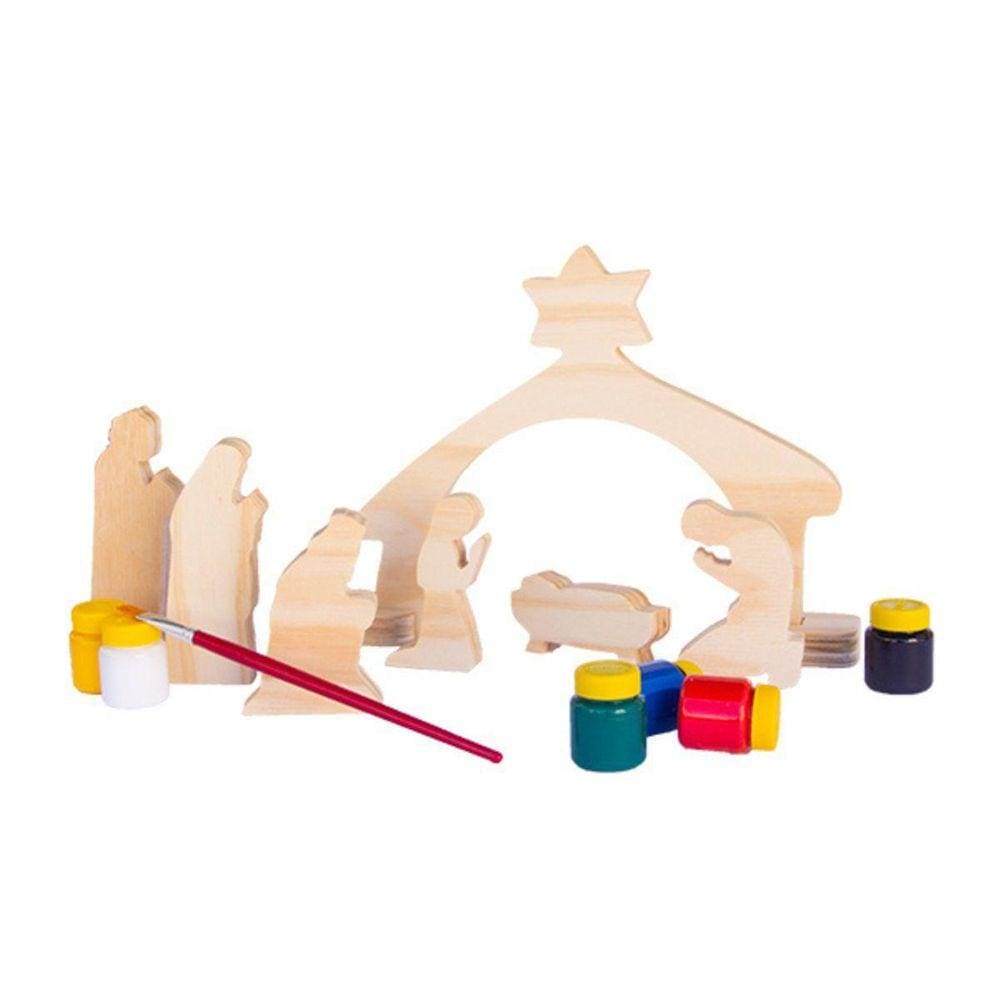 Presépio De Natal Para Colorir E Decorar Fábrika Dos Sonho