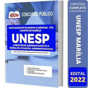 Apostila Unesp Marília - Assistente 2 Área Administrativa