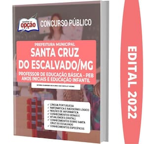 Apostila Santa Cruz Do Escalvado - Professor Anos Iniciais
