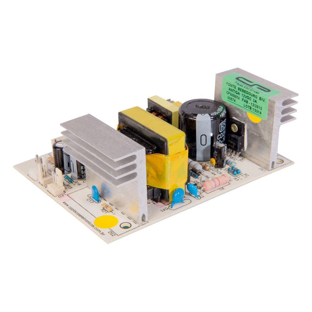 Placa Compatível Bebedouro Eletrônico Antigo 5A 12V Bivolt