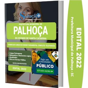Apostila Prefeitura Palhoça Sc - Ensino Fundamental Completo