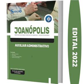 Apostila Prefeitura Joanópolis Sp - Auxiliar Administrativo