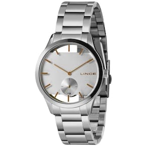 Relógio Feminino Lince Analógico Prateado LRM4730L40 S1SX