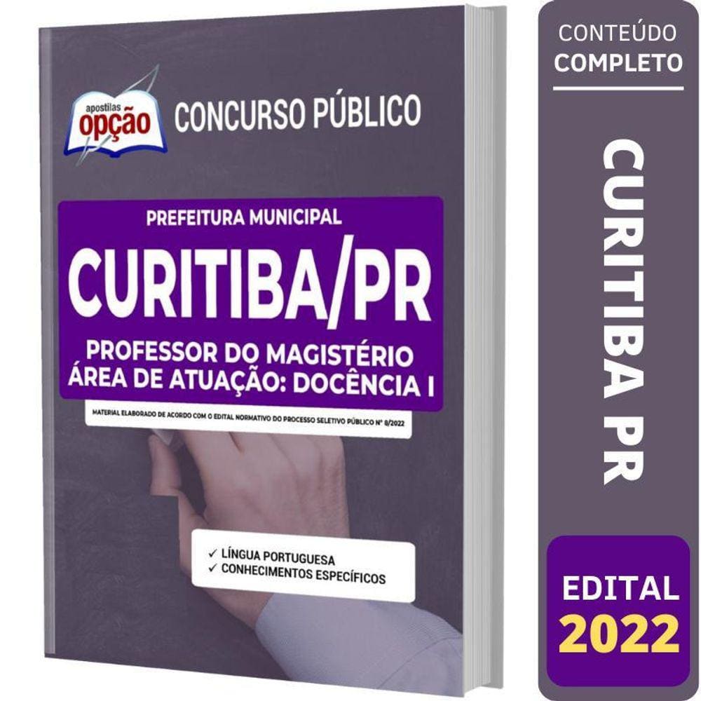 Apostila Concurso Curitiba Pr - Área De Atuação: Docência 1