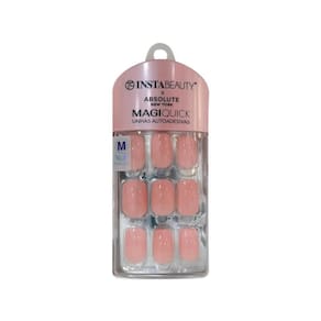 Unhas Autocolantes Quadradas Absolute NY Mocha Brown 24 un.