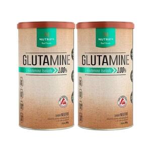 2 Glutamine 500G L-Glutamina Pura Isoada Vegana - Nutrify