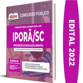 Apostila Iporã Do Oeste Sc - Professor De Educação Infantil