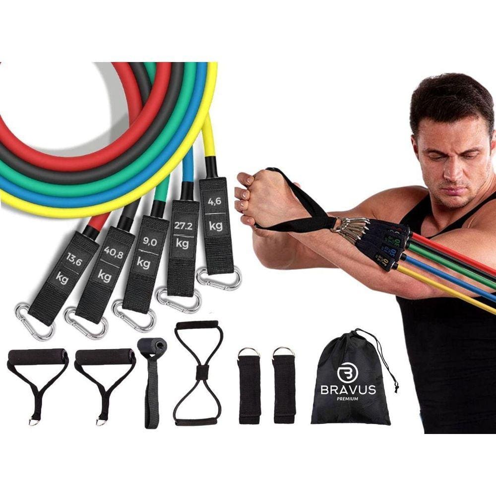 Kit Tubing Premium Extreme Elástico Extensor Carga Máxima 12