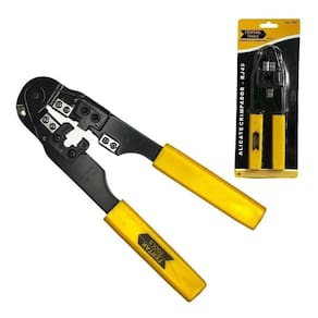 Fertak Alicate Crimpador Cortador Decapador Fios Prof Rj45