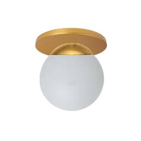 Plafon Jabuticaba Dourado Fosco 12,5cm x 12cm - Luminária
