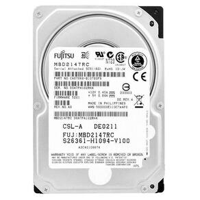 HD SAS Fujitsu 147GB 10k 2.5 MBD2147RC CA07068-B100