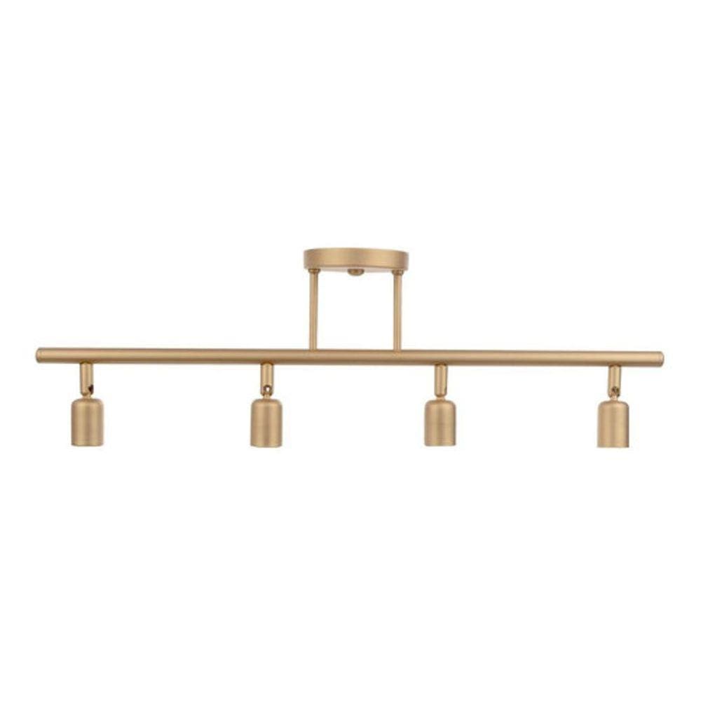 Luminária Articulada Trilho 4 Spot E27 Sala Cozinha Quarto