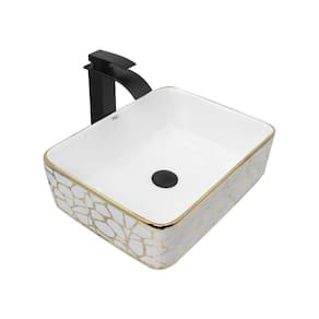 Kit Cuba Pia Louça Cerâmica Banheiro C/Torn E Vál Preta 23