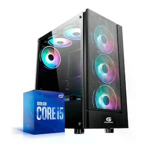 Computador Gamer Intel Core I5 10400F, Rx 550 4Gb, 8Gb, Ssd