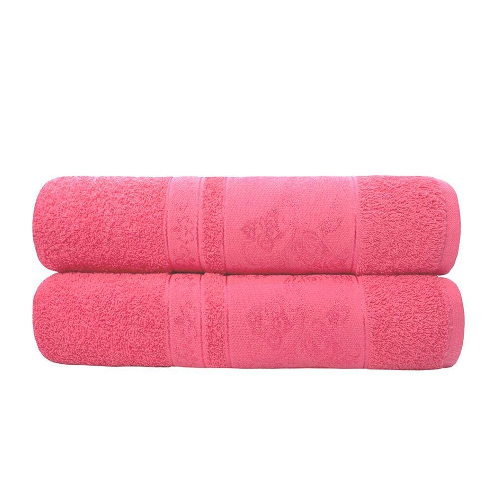Kit 2 Toalhas De Banho Gigante Banhão Algodão Alta Absorção