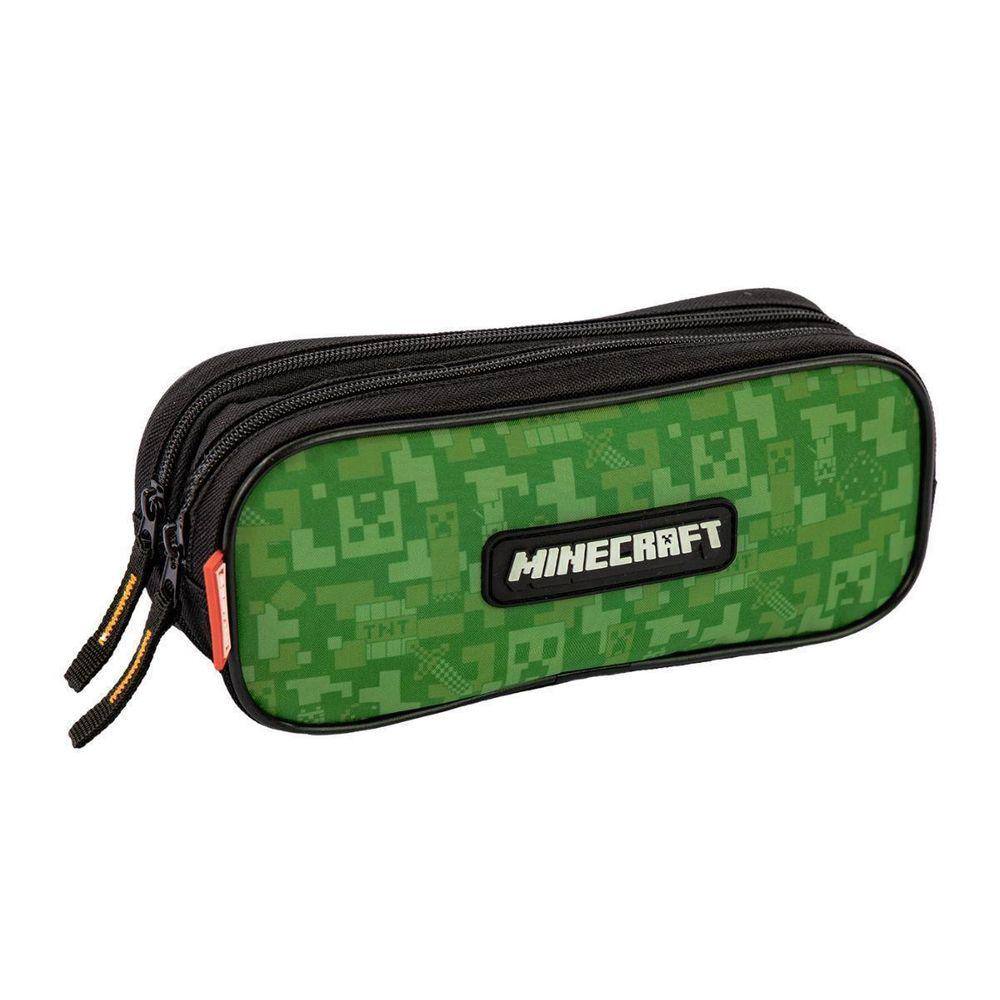 Kit Mochila Minecraft Creeper + Lancheira e Estojo | Casas Bahia