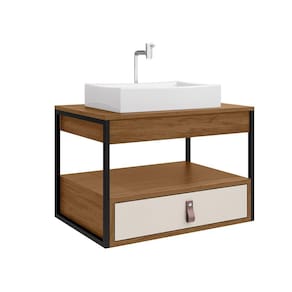 Gabinete para Banheiro Harley com 1 Gaveta e Cuba Dalla