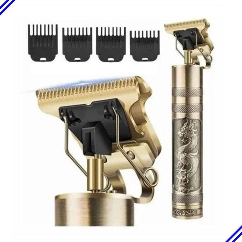 Maquina Cortar Aparar Cabelo Barba Pelos Profissional T9