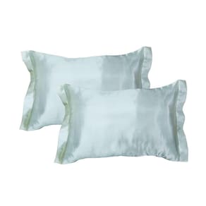 Par Fronhas Cetim Seda Luxo Antifrizz 50x70cm - Magic Enxovais Pérola